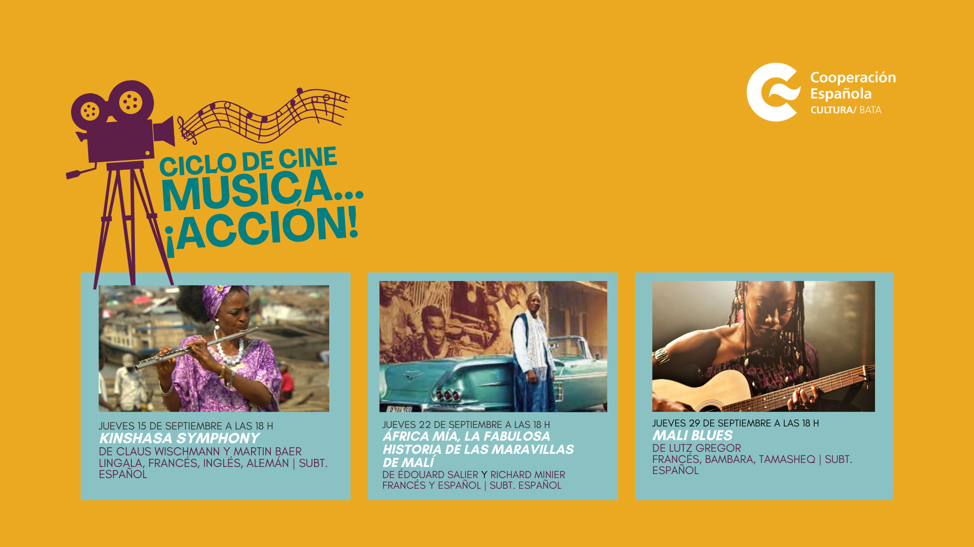 Ciclo de cine Msica accin