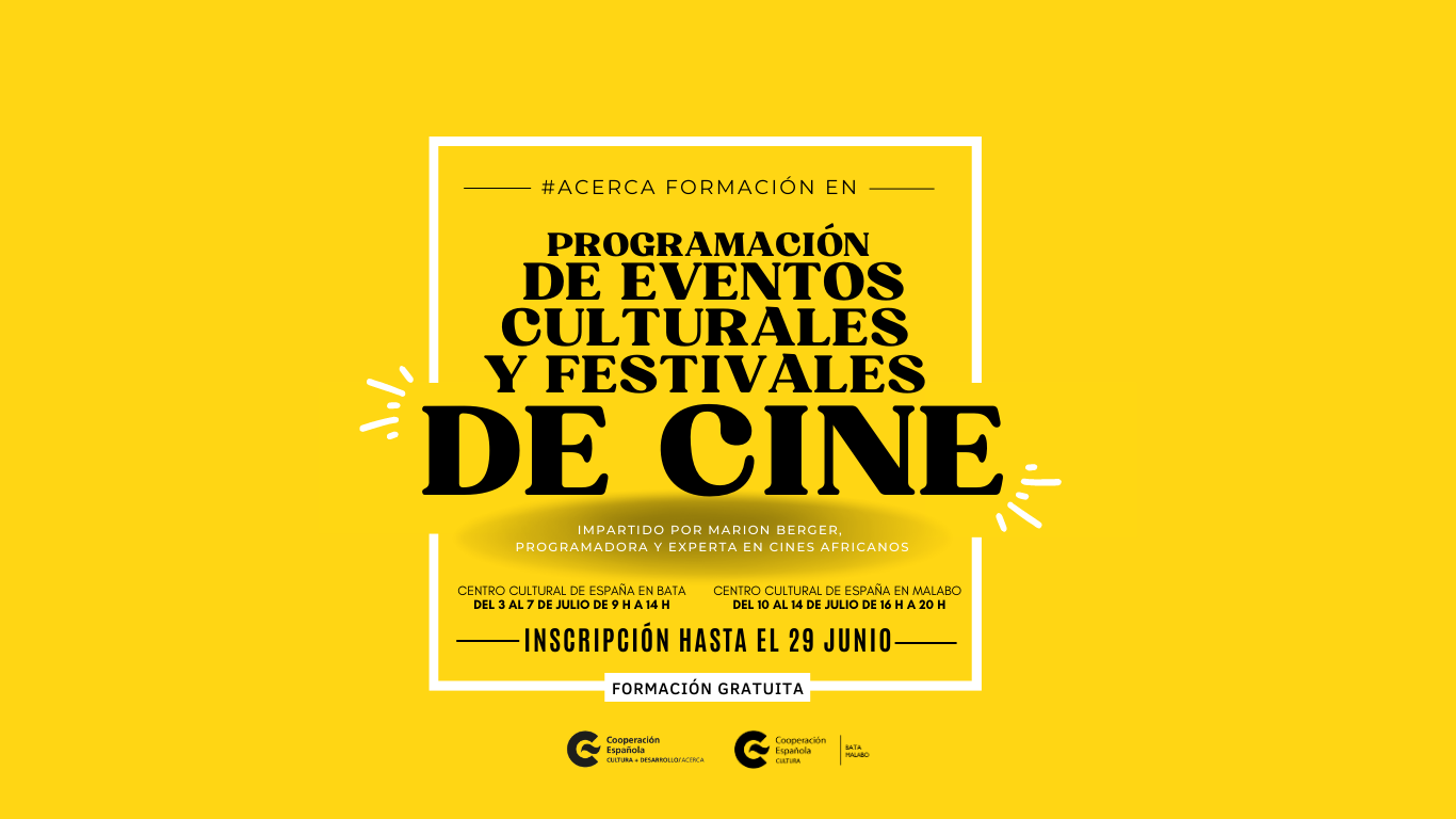 FCAT ACERCA Seminario para cineastas y programadores de eventos culturales y festivales de cine ecuatoguineanos