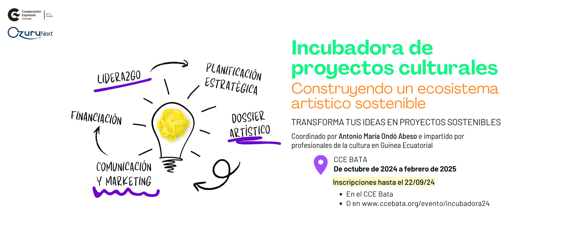 Ozuru Next Incubadora de proyectos culturales