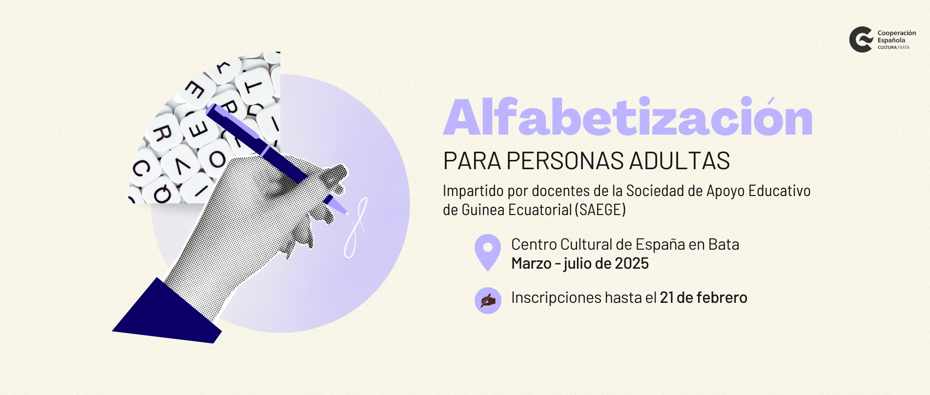 Taller de alfabetizacin para personas adultas