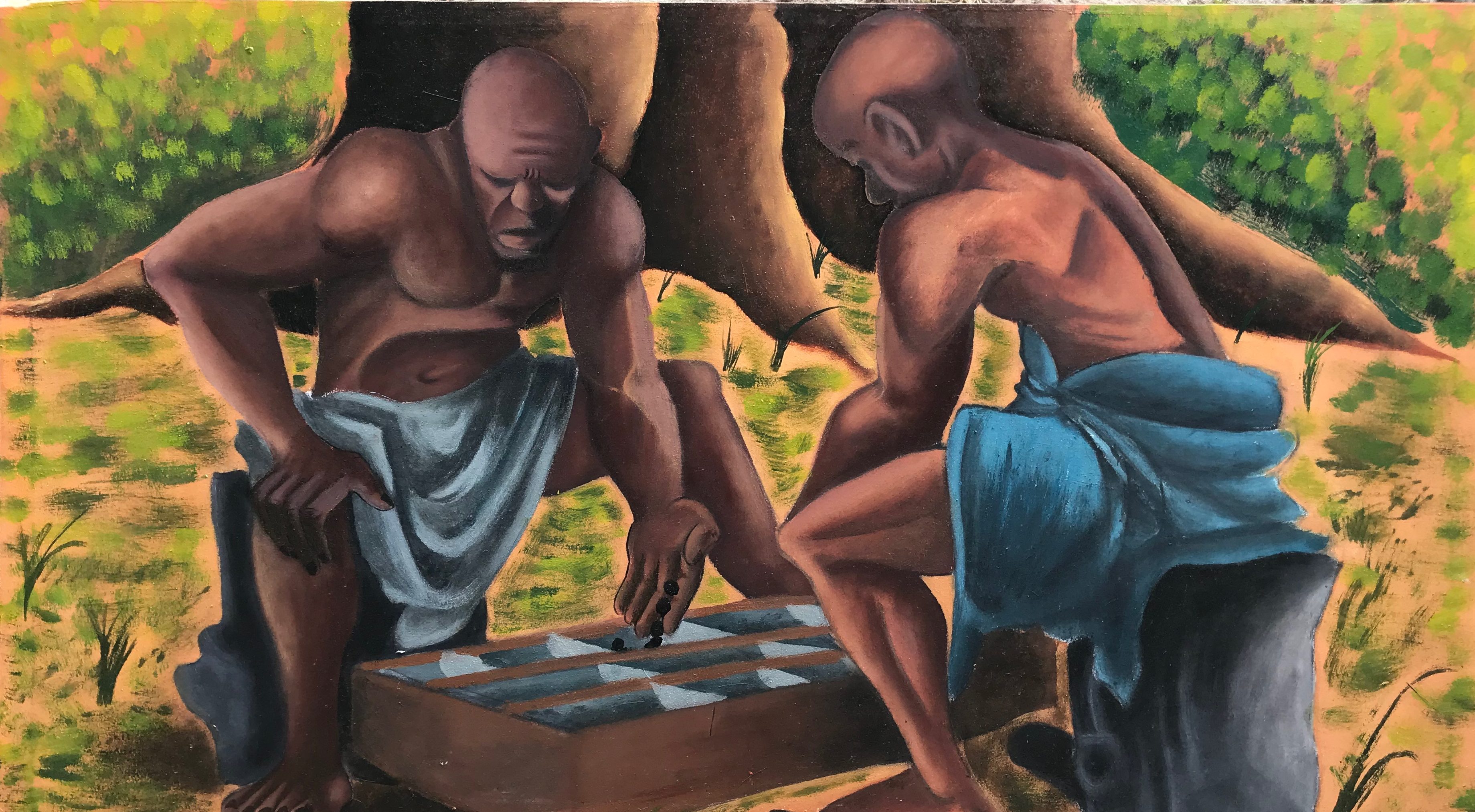 Pintura Etnogrfica con Glass Pahapa