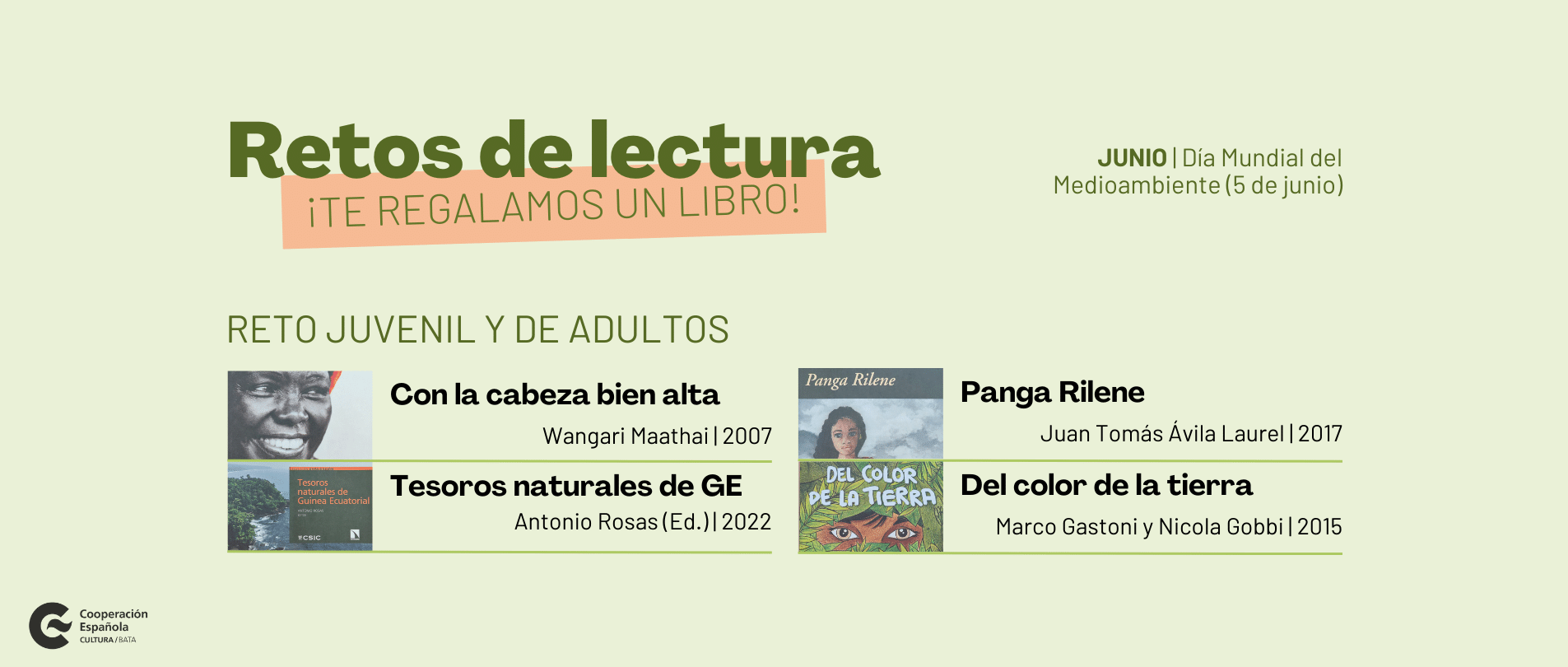 Reto de lectura de junio 2024