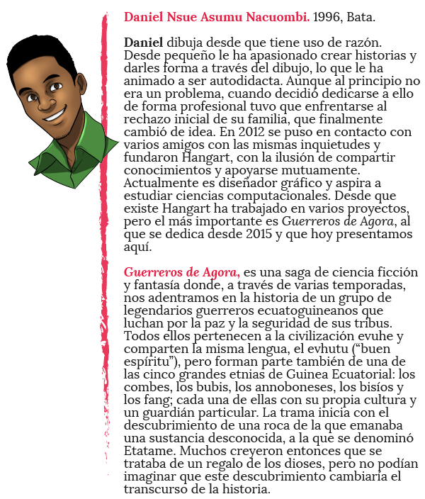 Imagen comics de Daniel Nsue Asumu Nacuombi