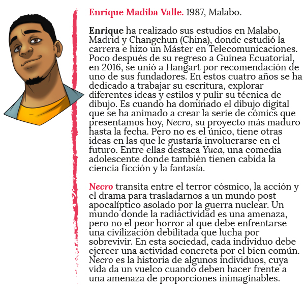 Imagen comics de Enrique Madiba Valle